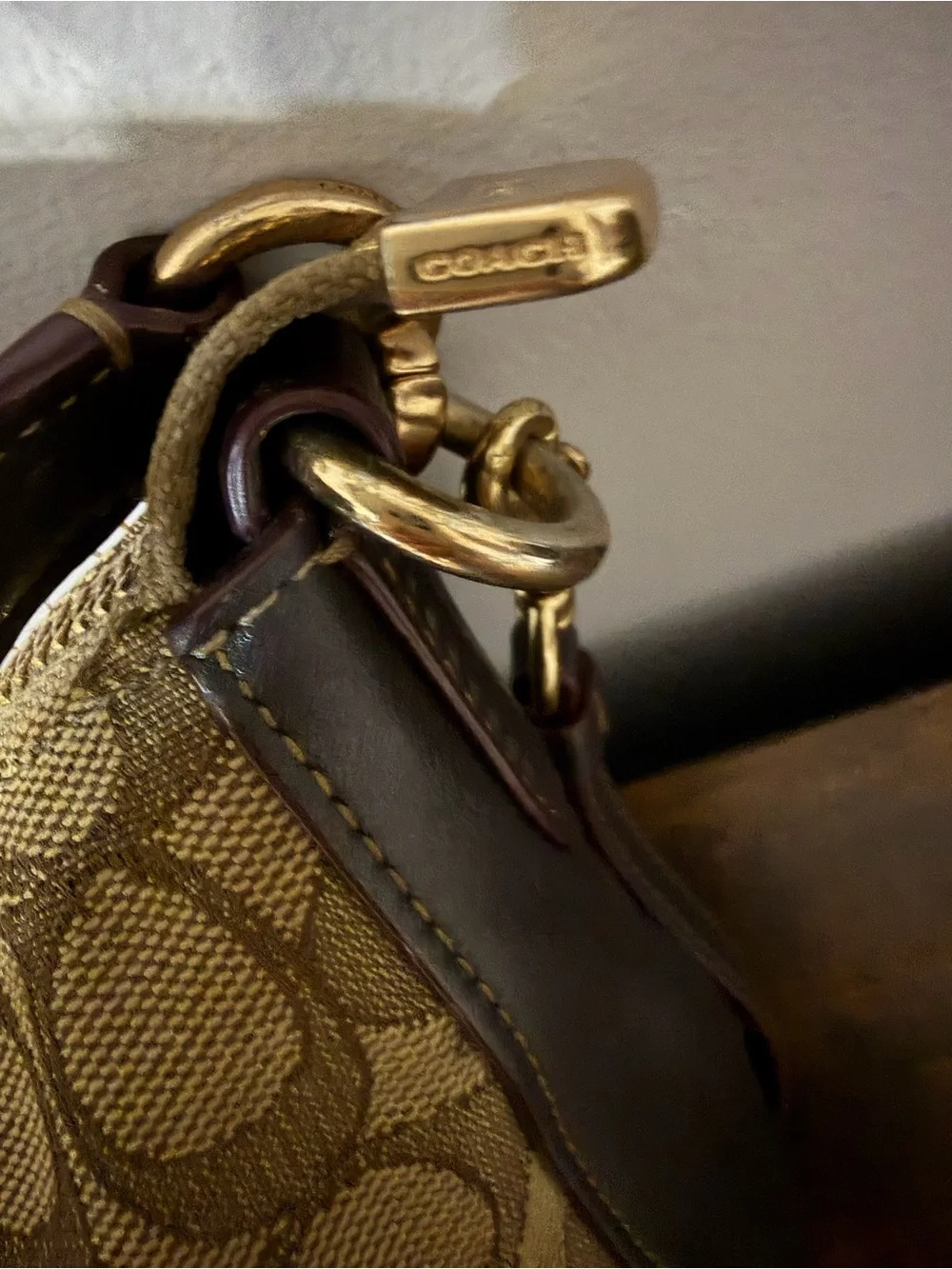 Coach Signature Canvas Crossbody/Shoulder Bag (Style No. A1880-37584)